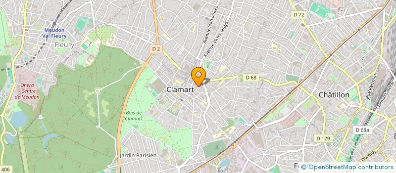 localisation de l'entreprise MONSIEUR NICOLAS DELGADO ROJAS à CLAMART