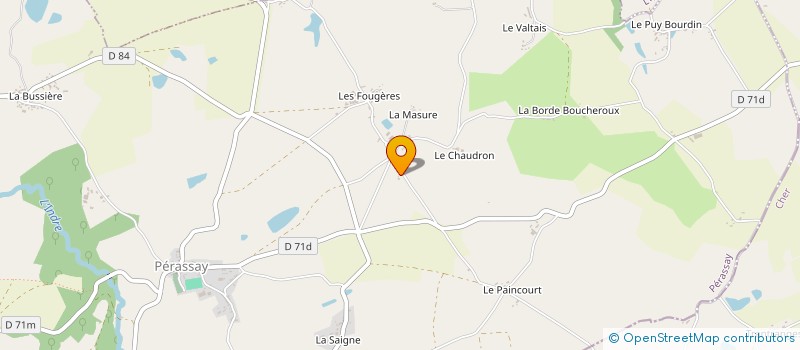 localisation de l'entreprise MONSIEUR NICOLAS DELHAYE à PERASSAY