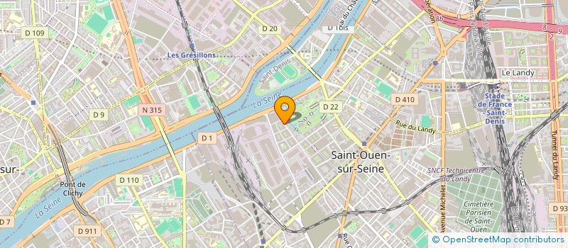 localisation de l'entreprise MONSIEUR NICOLAS DELHORME à SAINT-OUEN-SUR-SEINE