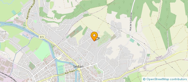 localisation de l'entreprise MONSIEUR NICOLAS DELIEGE  SEDAN