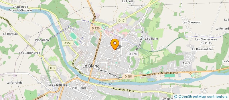 localisation de l'entreprise MONSIEUR NICOLAS DELLE-CASE à LE BLANC