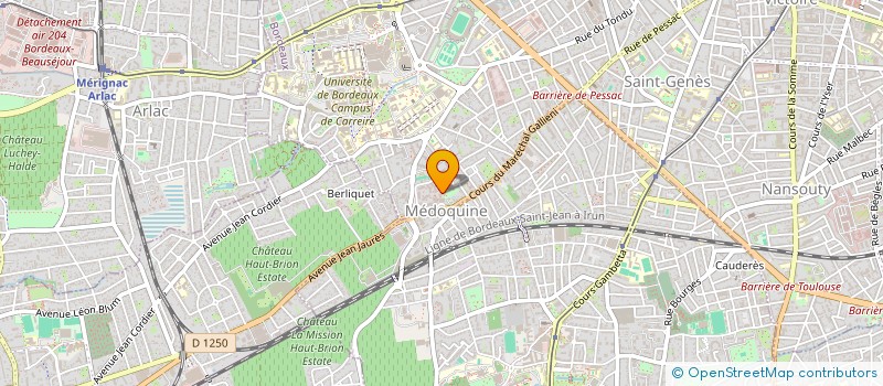 localisation de l'entreprise MONSIEUR NICOLAS DELORME  BORDEAUX