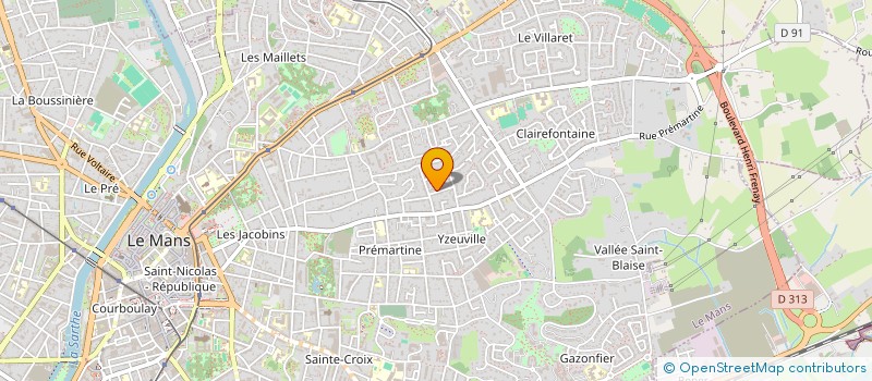 localisation de l'entreprise MONSIEUR NICOLAS DELORME  LE MANS