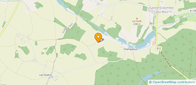 localisation de l'entreprise MONSIEUR NICOLAS DELOURME à SAINTE-COLOMBE-DES-BOIS