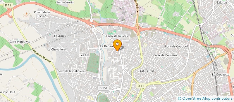 localisation de l'entreprise MONSIEUR NICOLAS DELVAL à BEZIERS