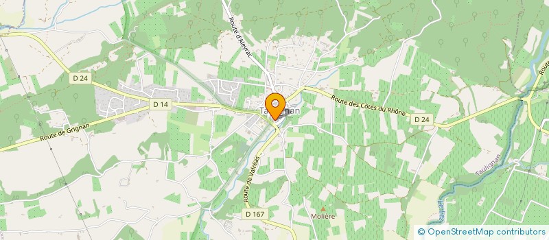 localisation de l'entreprise MONSIEUR NICOLAS DELVARRE  TAULIGNAN