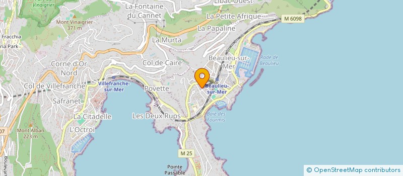 localisation de l'entreprise MONSIEUR NICOLAS DEMANEUF  BEAULIEU-SUR-MER