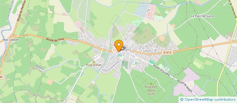 localisation de l'entreprise MONSIEUR NICOLAS DEMAY  BAGES