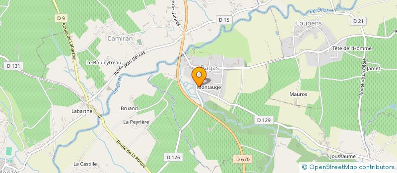 localisation de l'entreprise MONSIEUR NICOLAS DEMONCHY  PONDAURAT