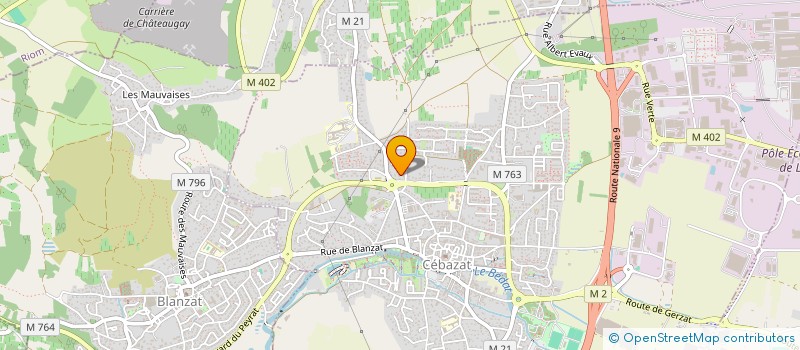 localisation de l'entreprise MONSIEUR NICOLAS DEMOUSSEAU  CEBAZAT