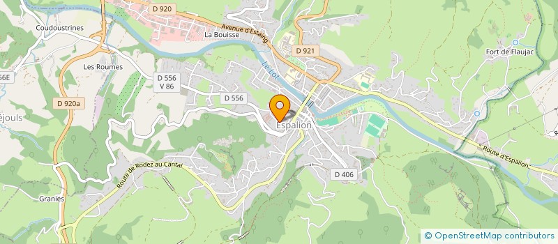 localisation de l'entreprise MONSIEUR NICOLAS DEN DULK  ESPALION