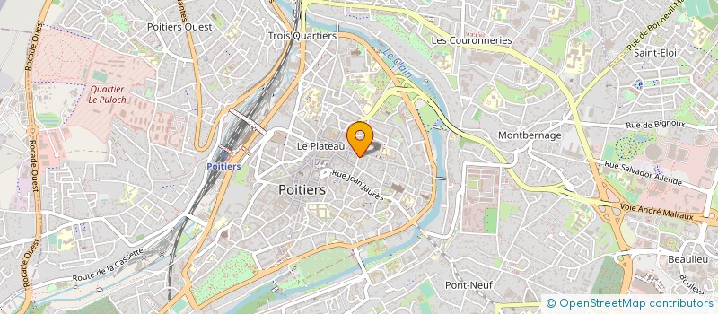 localisation de l'entreprise MONSIEUR NICOLAS DENANIOT  POITIERS