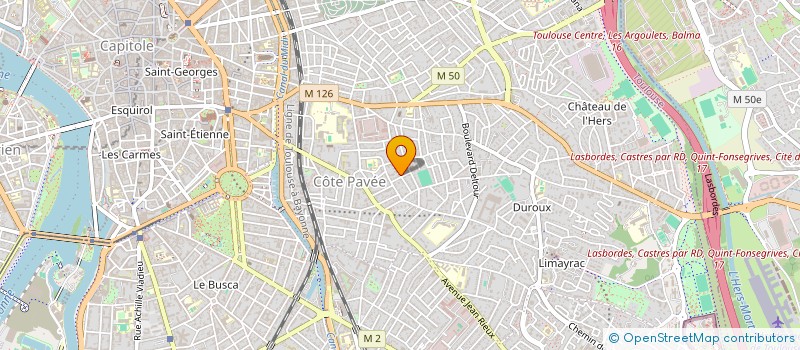 localisation de l'entreprise MONSIEUR NICOLAS DENIAUD à TOULOUSE