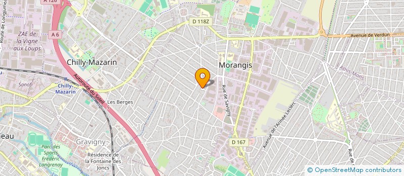 localisation de l'entreprise MONSIEUR NICOLAS DENIS à MORANGIS