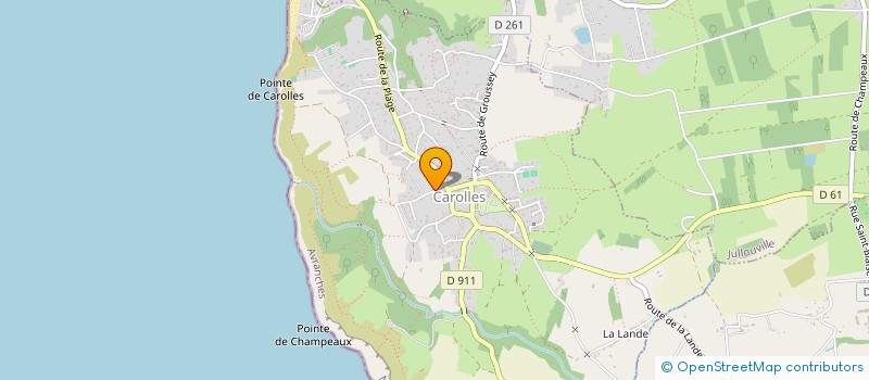 localisation de l'entreprise MONSIEUR NICOLAS DENOYELLE  CAROLLES