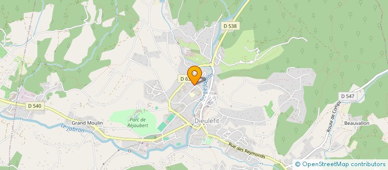 localisation de l'entreprise MONSIEUR NICOLAS DEPARDON-DUPLAND  DIEULEFIT