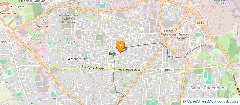 localisation de l'entreprise MONSIEUR NICOLAS DEPOND  TOURS