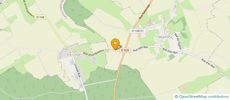 localisation de l'entreprise MONSIEUR NICOLAS DEPRES  WAMIN