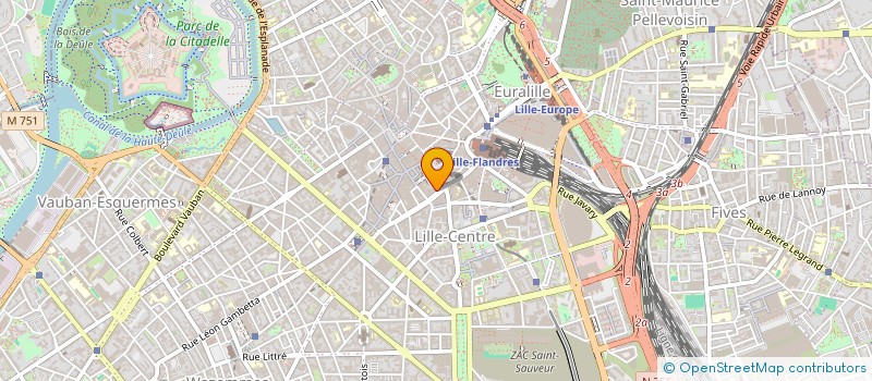 localisation de l'entreprise MONSIEUR NICOLAS DERAMECOURT à LILLE