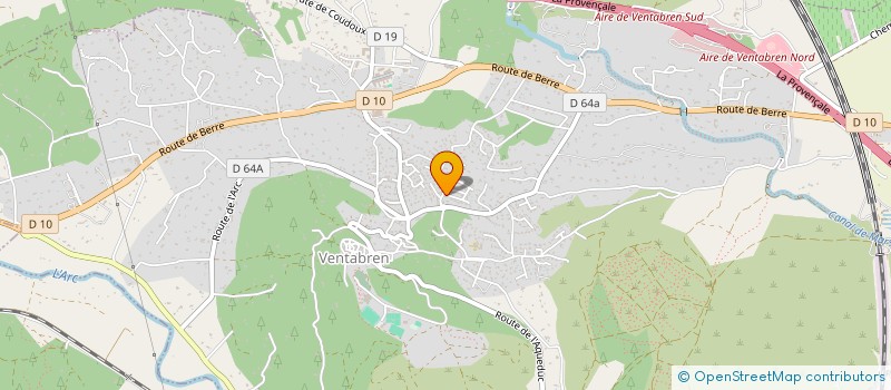 localisation de l'entreprise MONSIEUR NICOLAS DERONNE  VENTABREN