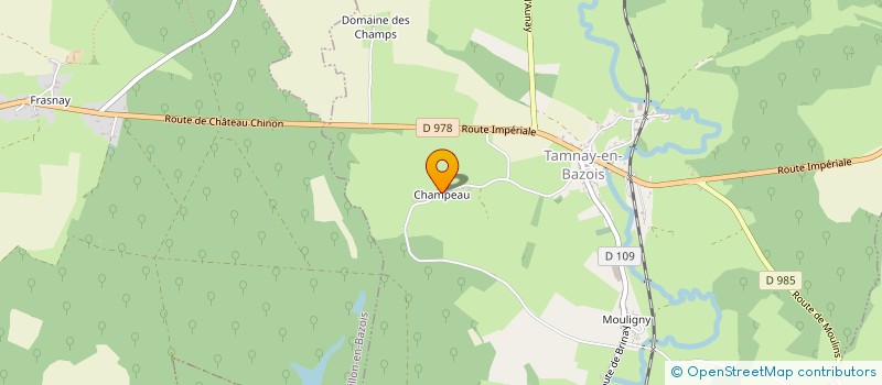 localisation de l'entreprise MONSIEUR NICOLAS DESCHAMPS  TINTURY