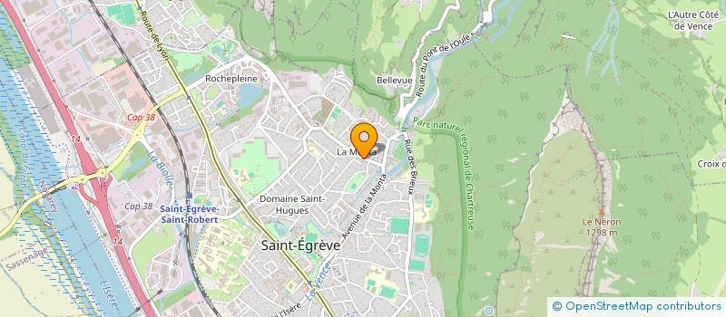 localisation de l'entreprise MONSIEUR NICOLAS DESCHAMPS à SAINT-EGREVE