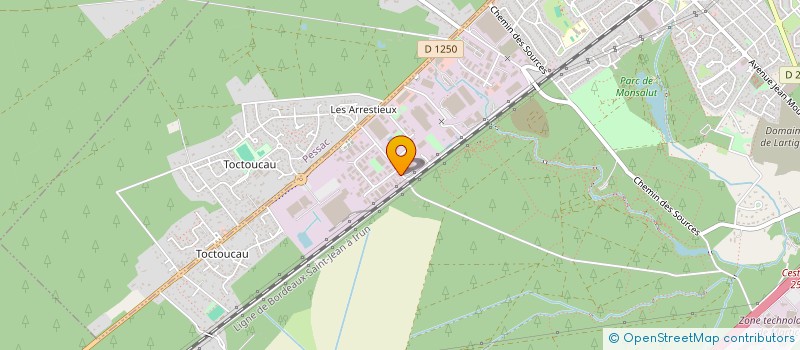 localisation de l'entreprise MONSIEUR NICOLAS DESCHAMPS à CESTAS