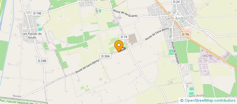 localisation de l'entreprise MONSIEUR NICOLAS DESFONDS  SAINT-ANDIOL