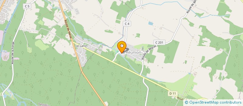 localisation de l'entreprise MONSIEUR NICOLAS DESIRE  LA REUNION