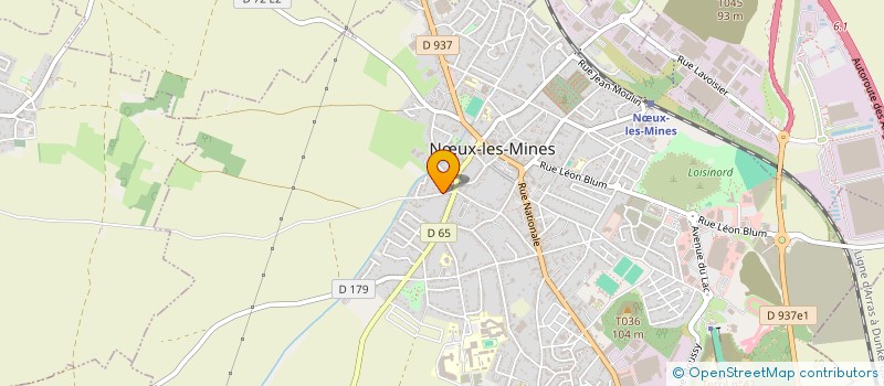 localisation de l'entreprise MONSIEUR NICOLAS DESMET  NUX-LES-MINES