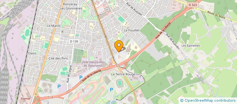 localisation de l'entreprise MONSIEUR NICOLAS DESSE  LE MANS