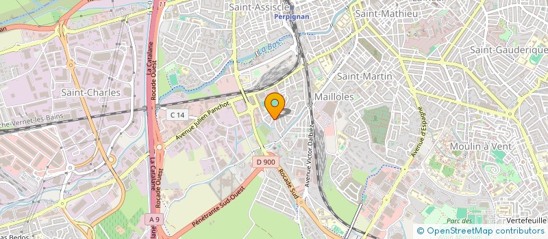 localisation de l'entreprise MONSIEUR NICOLAS DESSENS  PERPIGNAN