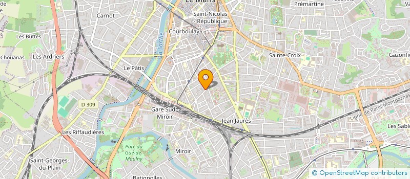 localisation de l'entreprise MONSIEUR NICOLAS DESTOUCHES  LE MANS