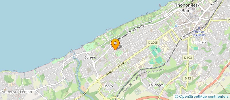 localisation de l'entreprise MONSIEUR NICOLAS DESUZINGE à THONON-LES-BAINS