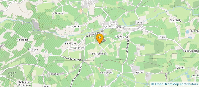 localisation de l'entreprise MONSIEUR NICOLAS DESVIGNES à SAINT-JULIEN