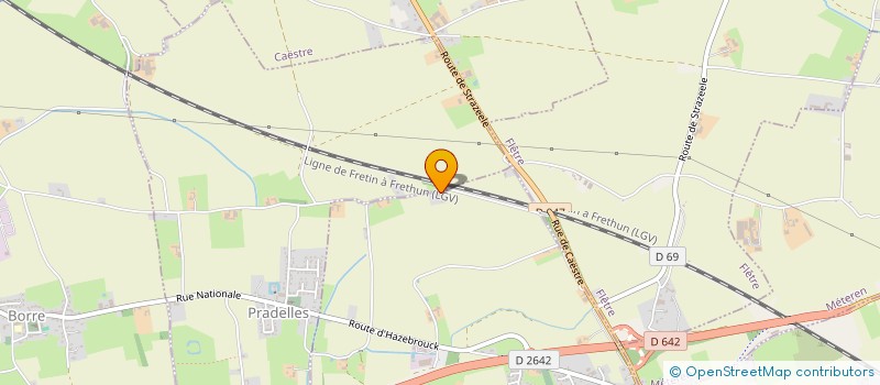 localisation de l'entreprise MONSIEUR NICOLAS DESWARTE  STRAZEELE