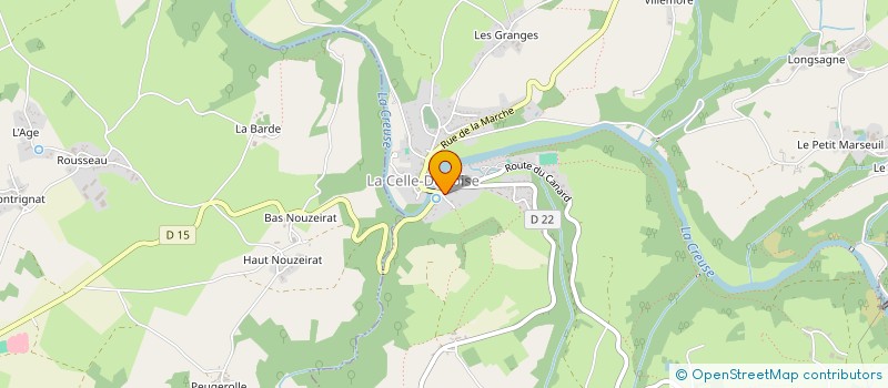 localisation de l'entreprise MONSIEUR NICOLAS DEUQUET à LA CELLE-DUNOISE