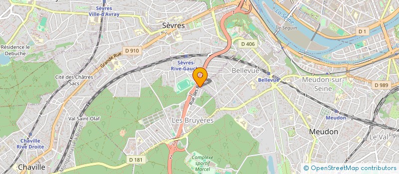 localisation de l'entreprise MONSIEUR NICOLAS DEUVE à SEVRES