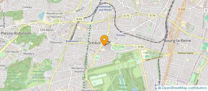 localisation de l'entreprise MONSIEUR NICOLAS DEVAUX à SCEAUX