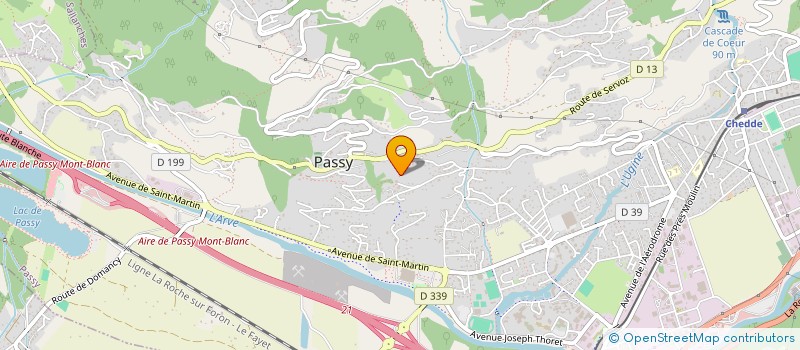 localisation de l'entreprise MONSIEUR NICOLAS DEVOUASSOUX  PASSY