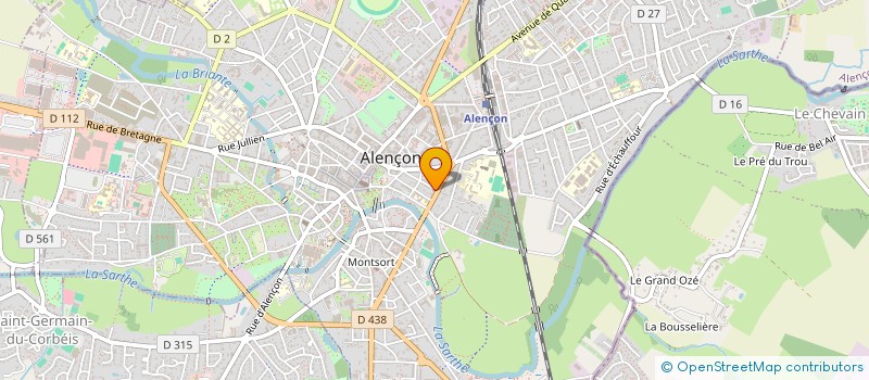 localisation de l'entreprise MONSIEUR NICOLAS DEVOUGE à ALENCON