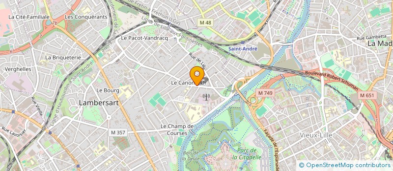 localisation de l'entreprise MONSIEUR NICOLAS DHENNIN à LAMBERSART