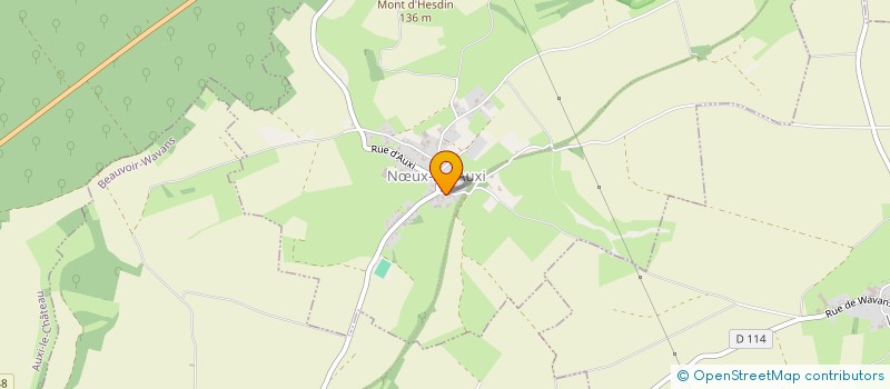 localisation de l'entreprise MONSIEUR NICOLAS DHERMY  NUX-LES-AUXI