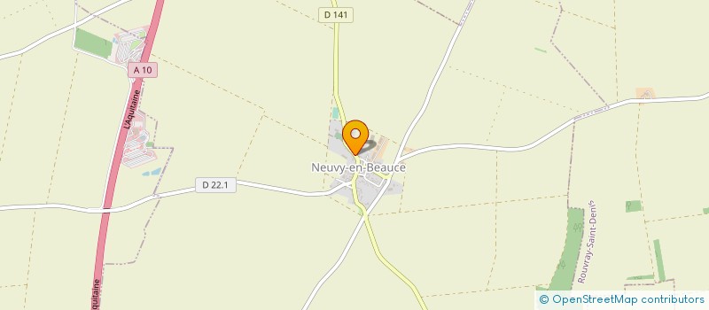 localisation de l'entreprise MONSIEUR NICOLAS DHUGUES à NEUVY-EN-BEAUCE
