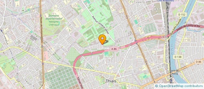 localisation de l'entreprise MONSIEUR NICOLAS DI CICCO  THIAIS