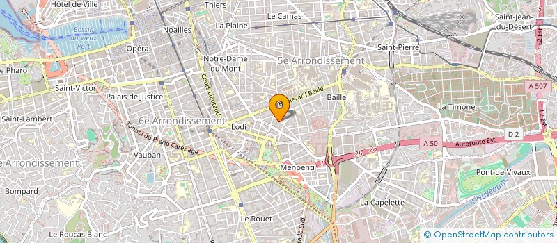 localisation de l'entreprise MONSIEUR NICOLAS DI MATTEO à MARSEILLE