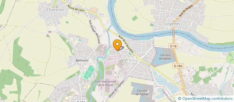 localisation de l'entreprise MONSIEUR NICOLAS DI RUSCIO  CHAVANOZ