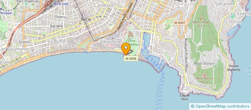 localisation de l'entreprise MONSIEUR NICOLAS DIACON à NICE