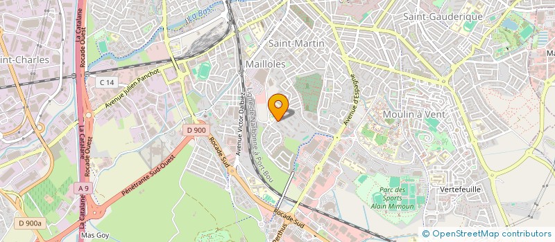 localisation de l'entreprise MONSIEUR NICOLAS DIAZ  PERPIGNAN