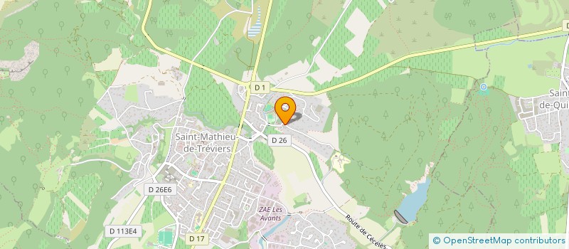 localisation de l'entreprise MONSIEUR NICOLAS DIDIER MARIE HERITIER  SAINT-MATHIEU-DE-TREVIERS